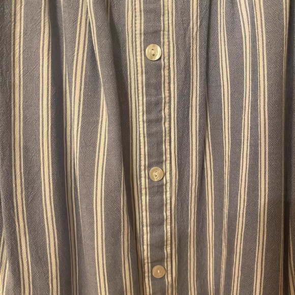 Hollister Blue and White Striped Summer Dress - Picture 3 of 4